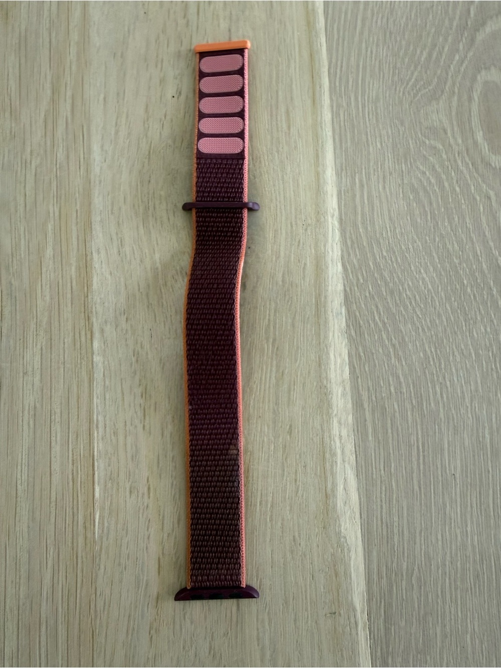 Apple Watch Band in Orange/Maroon - Picture 5 of 5